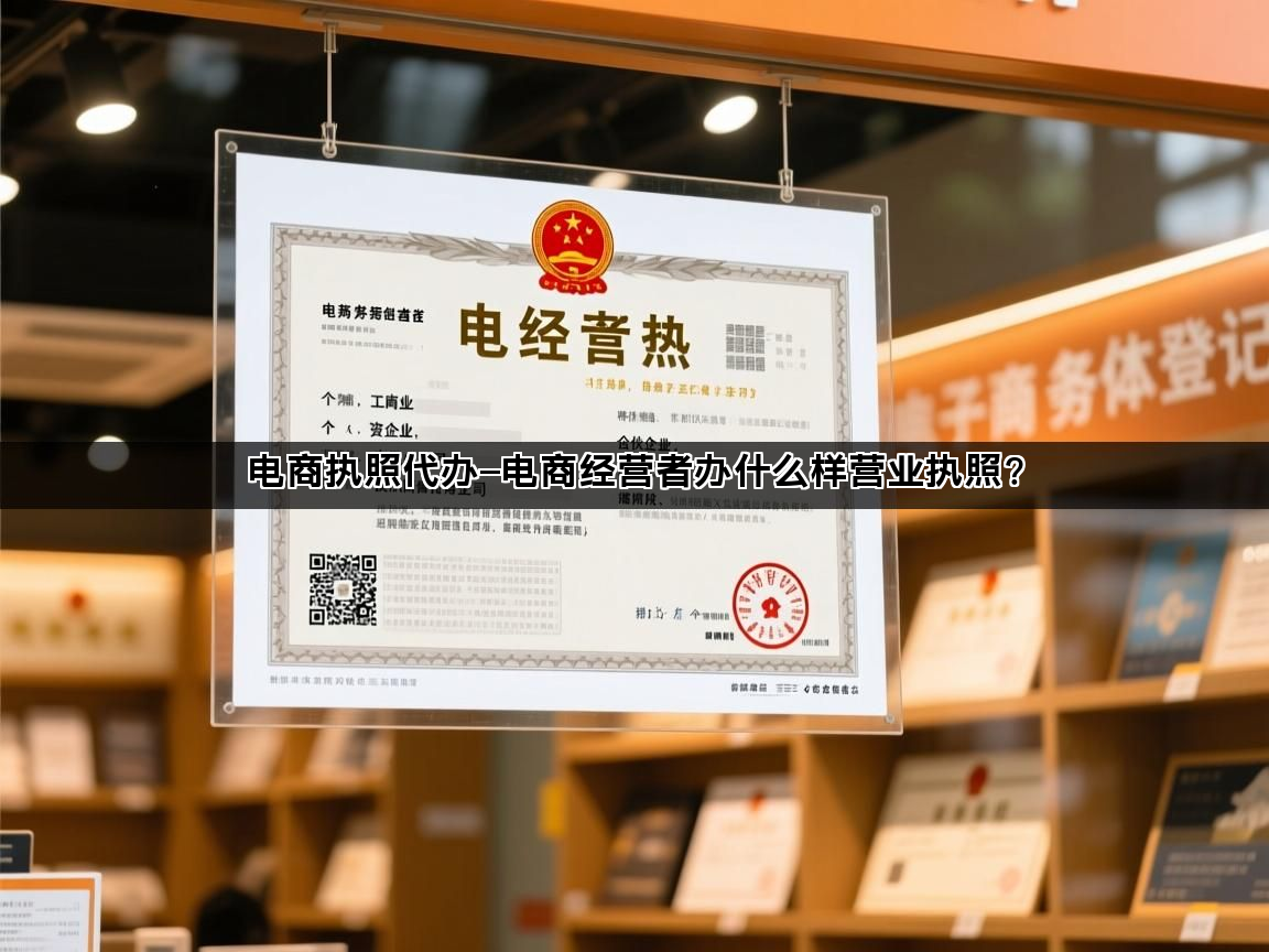 电商执照代办—电商经营者办什么样营业执照?(图1)