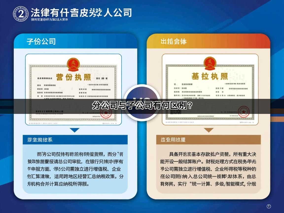 分公司与子公司有何区别？(图1)