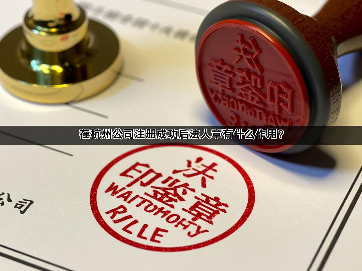 在杭州公司注册成功后法人章有什么作用? 在杭州公司注册成功后法人章有什么作用?(图1)
