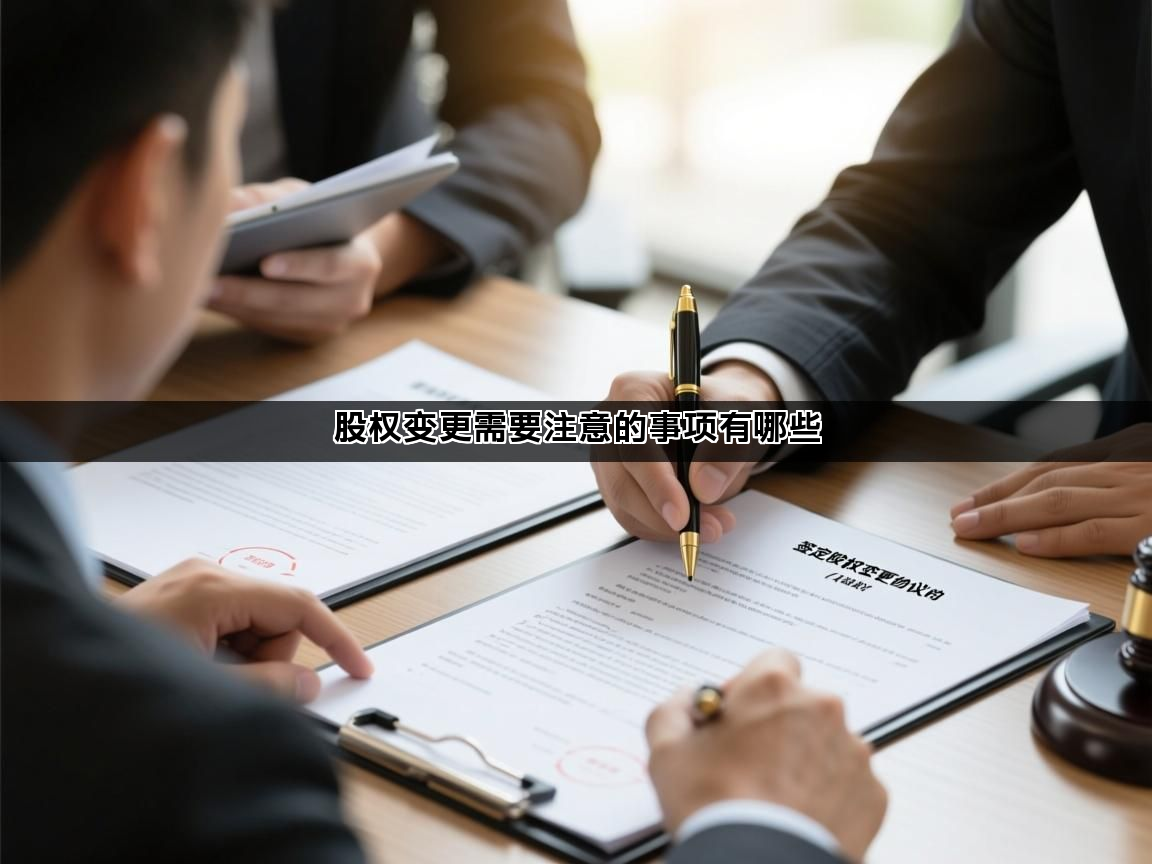股权变更需要注意的事项有哪些