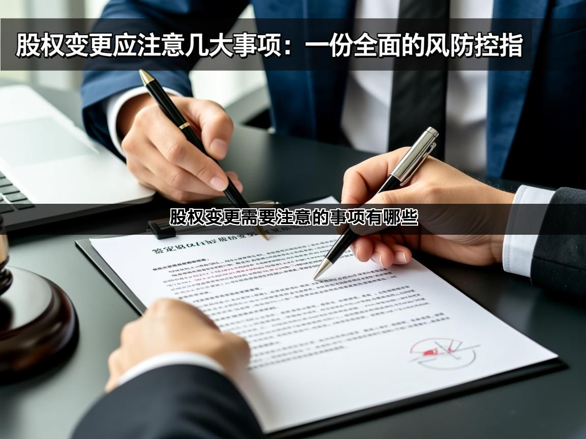 股权变更需要注意的事项有哪些 股权变更需要注意的事项有哪些(图1)